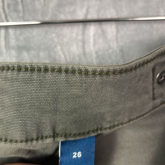Old Navy Green Cropped Ankle Utility Pants Size 26 - Picture 9 of 12